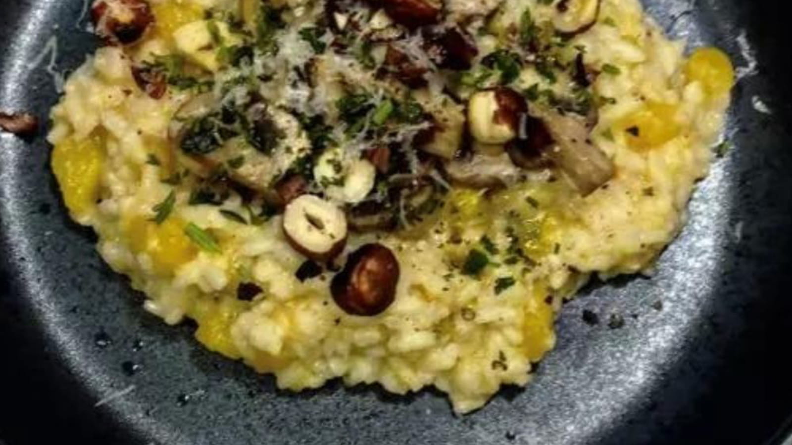 Risotto d'automne au potimarron