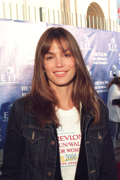 Frange de star&nbsp;: Cindy Crawford avec frange