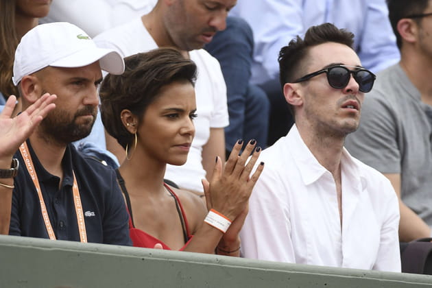 Shy'm, aux premi&egrave;res loges pour encourager son ch&eacute;ri Beno&icirc;t Paire