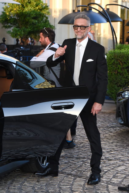 Vincent Cassel, devant l'h&ocirc;tel Martinez le 23&nbsp;mai