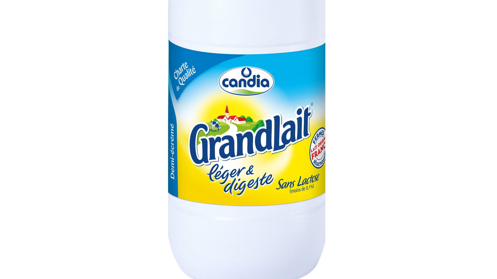 GrandLait léger et digeste sans lactose de Candia
