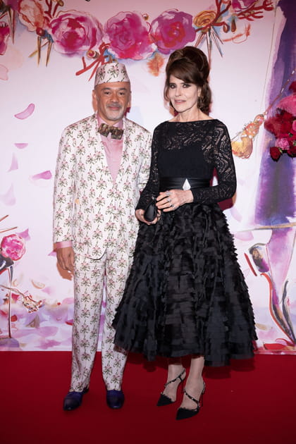 Christian Louboutin et Fanny Ardant