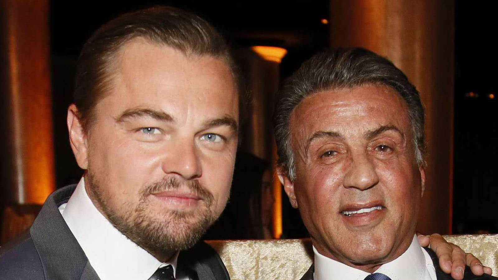 Leonardo DiCaprio et Sylvester Stallone 