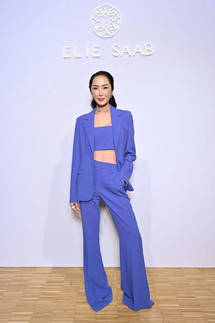 Chriselle Lim au d&eacute;fil&eacute; Elie Saab