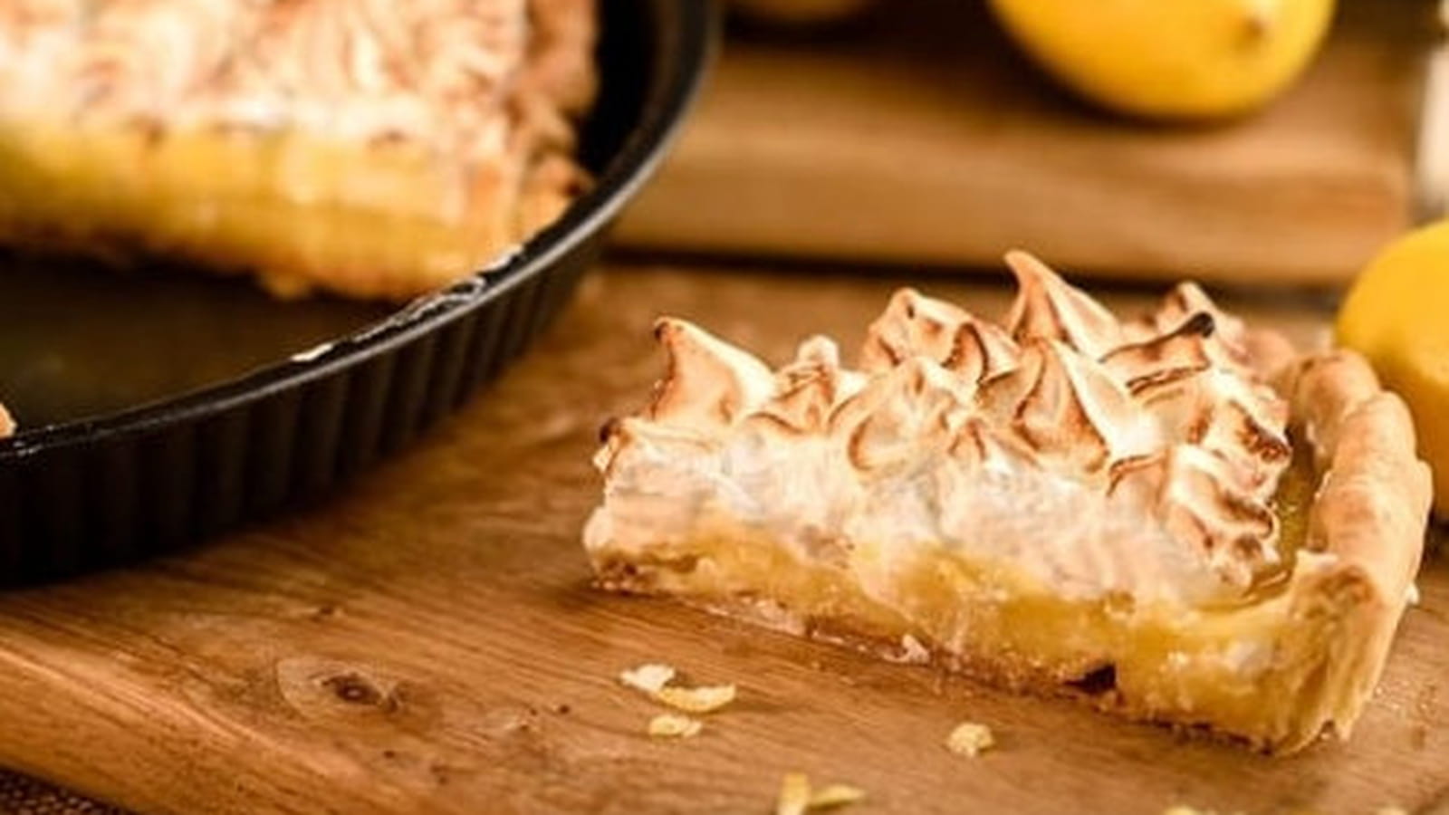 Tarte au citron meringuée délicieuse