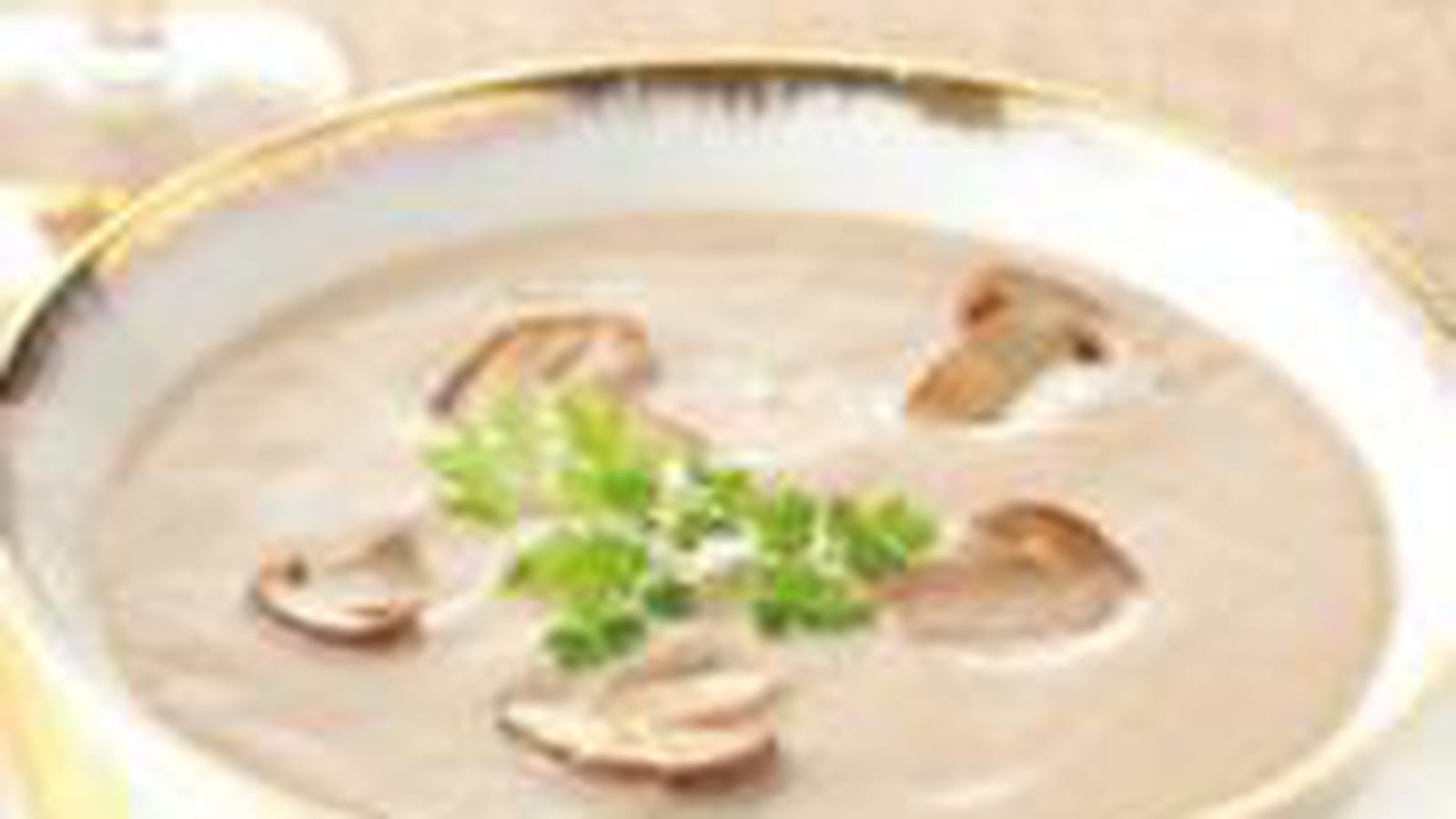 Velouté de châtaigne et champignon