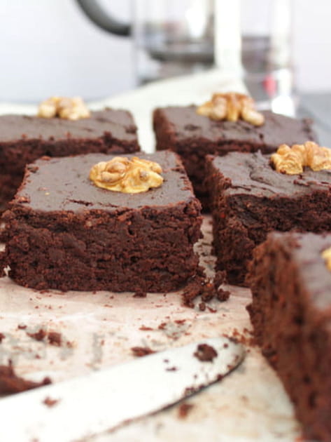 Brownie sans sucre et sans beurre