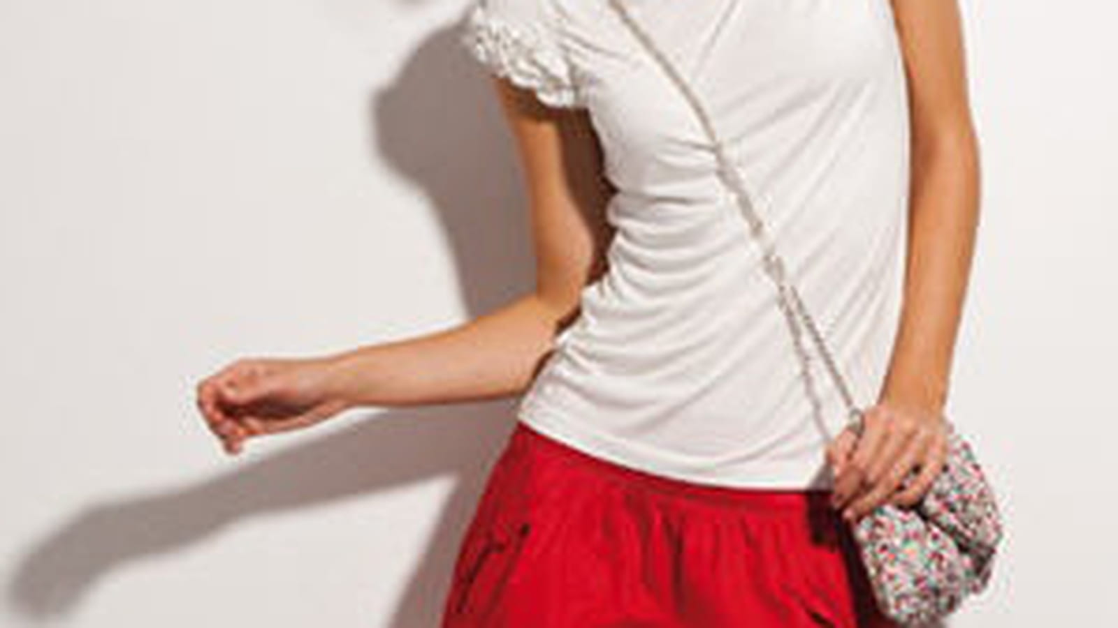 Jupe rouge de U