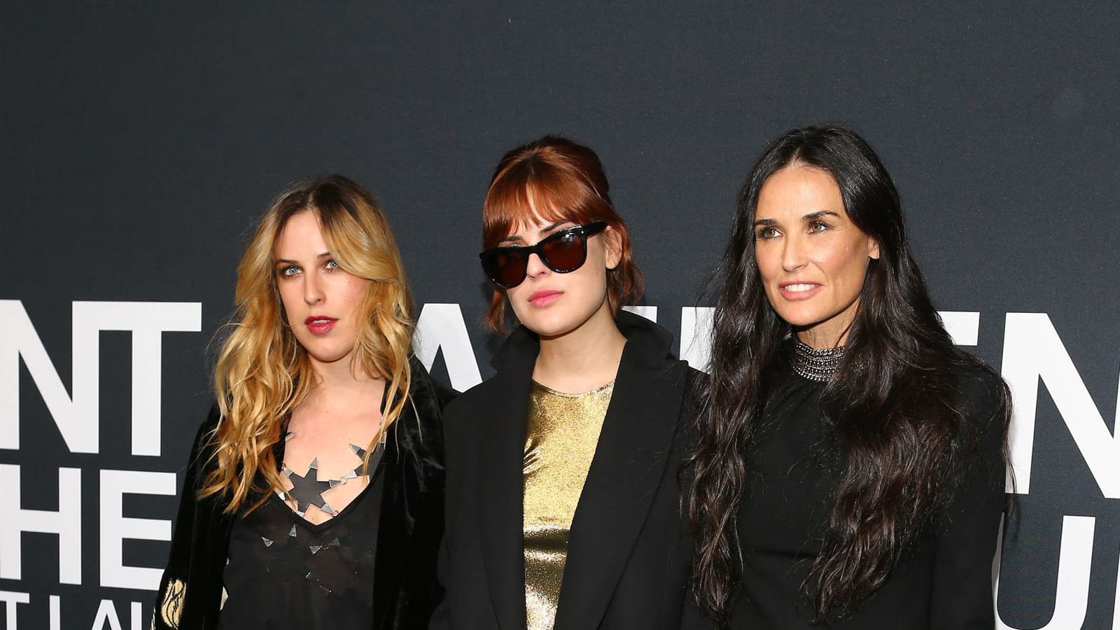 Scout Willis, Tallulah Willis et Demi Moore 