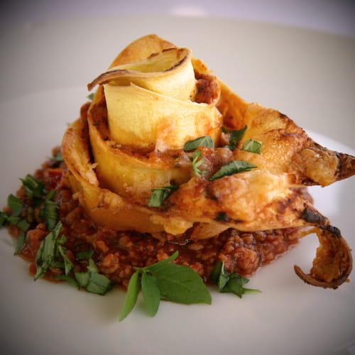 Lasagnes au hâché végétal façon méditerranéenne