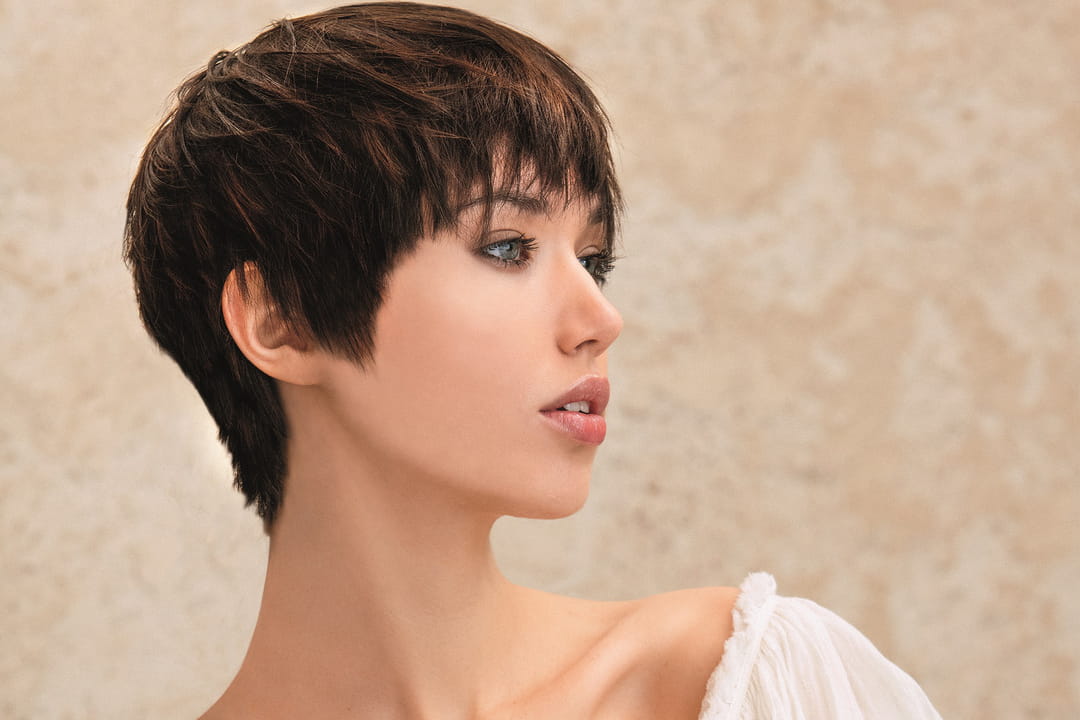 La coupe courte effilée