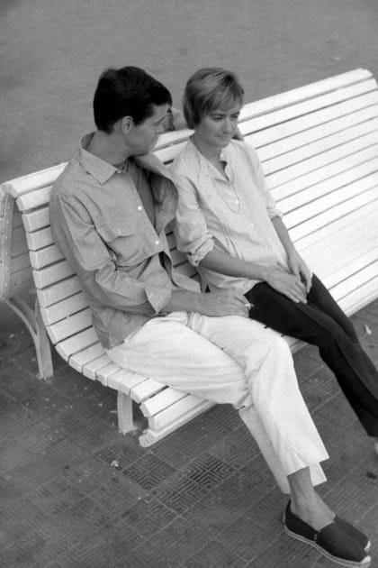 En compagnie de son deuxi&egrave;me mari, le mannequin am&eacute;ricain Bob Westhoff