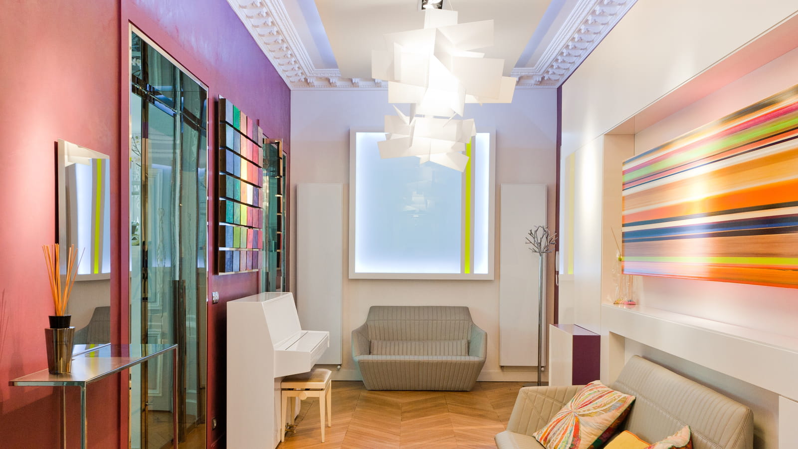Salon coloré