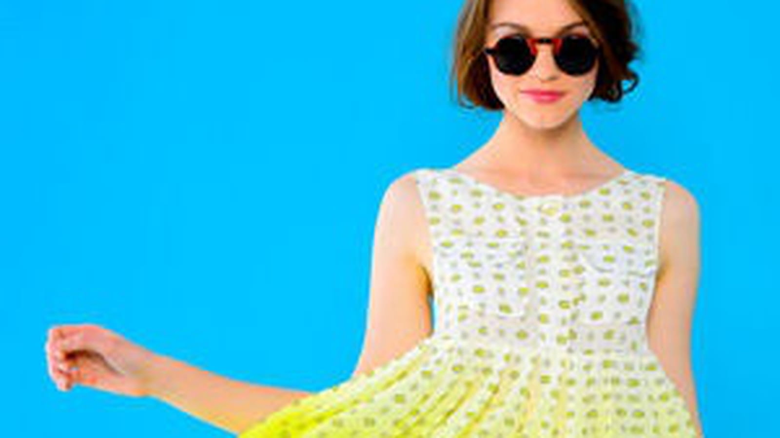 Robe tye & die jaune de Mademoiselle Tara