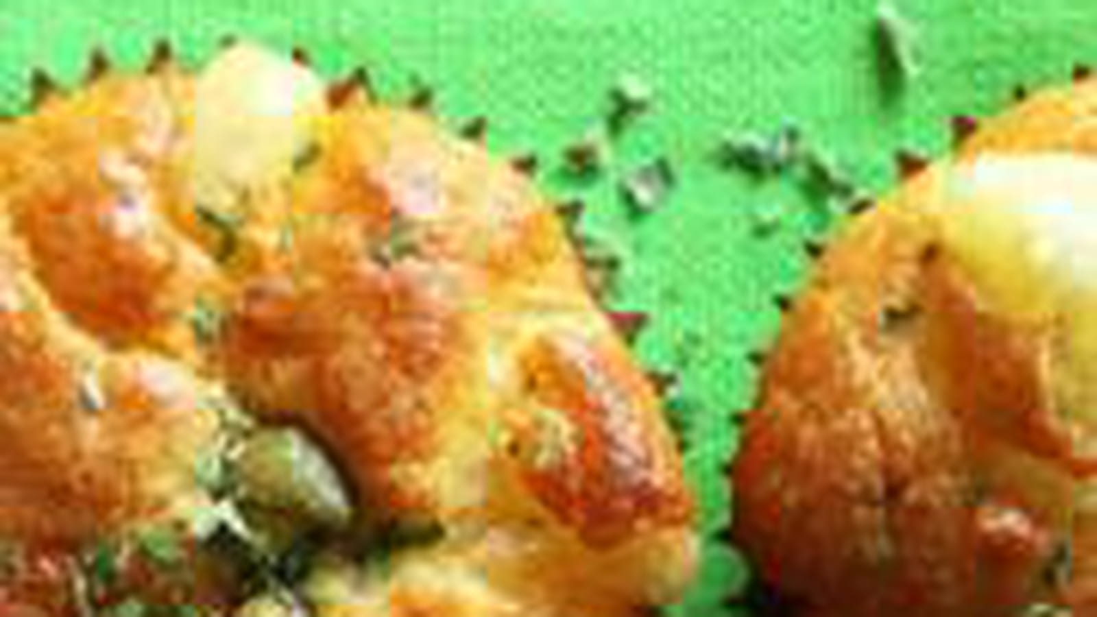 Muffins au chorizo, emmental et olives vertes