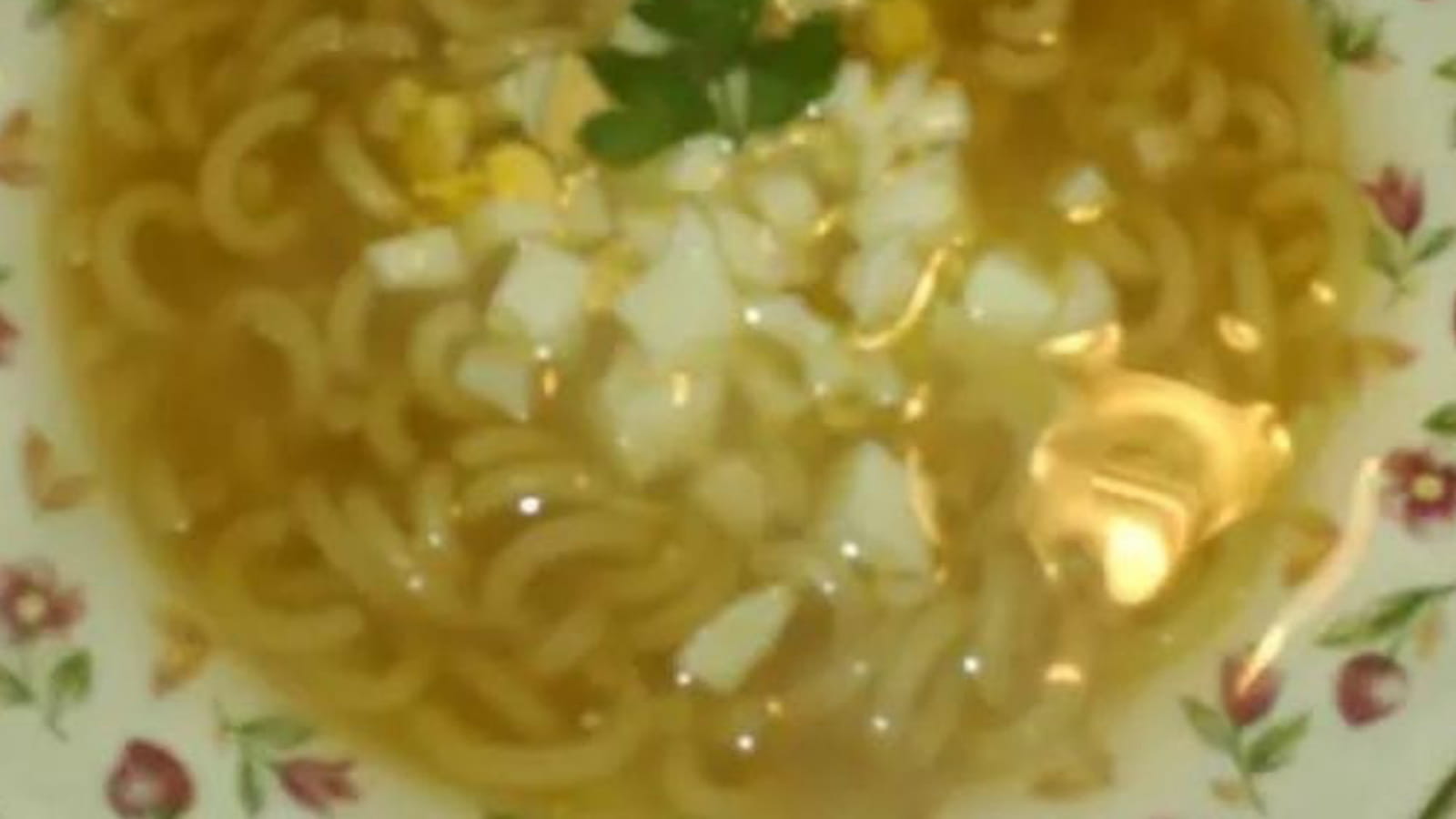 Bouillon de poulet aux vermicelles