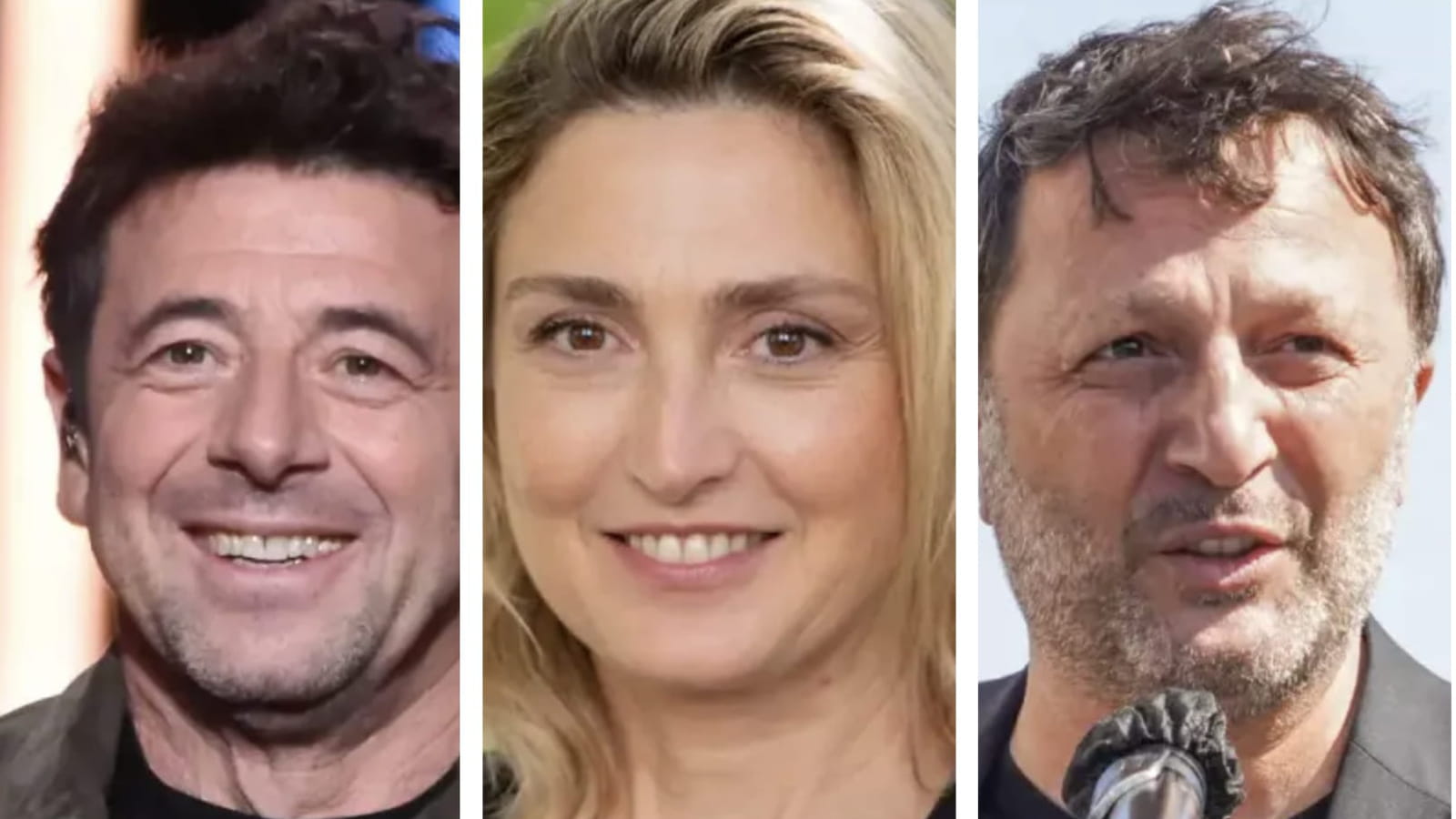 Patrick Bruel, Julie Gayet et Arthur
