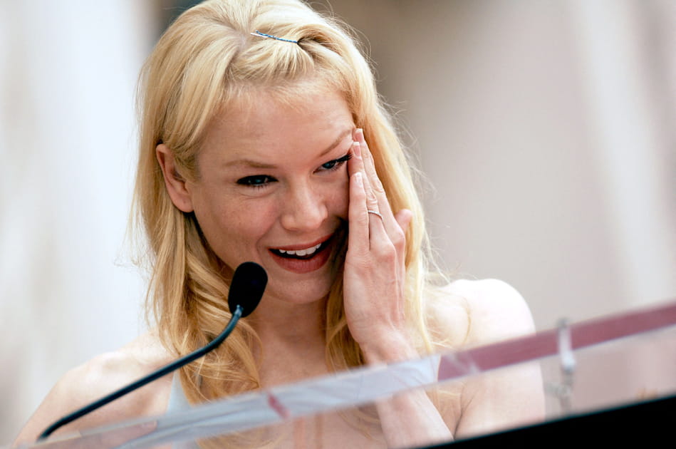 La barrette dans les cheveux de Ren&eacute;e Zellweger