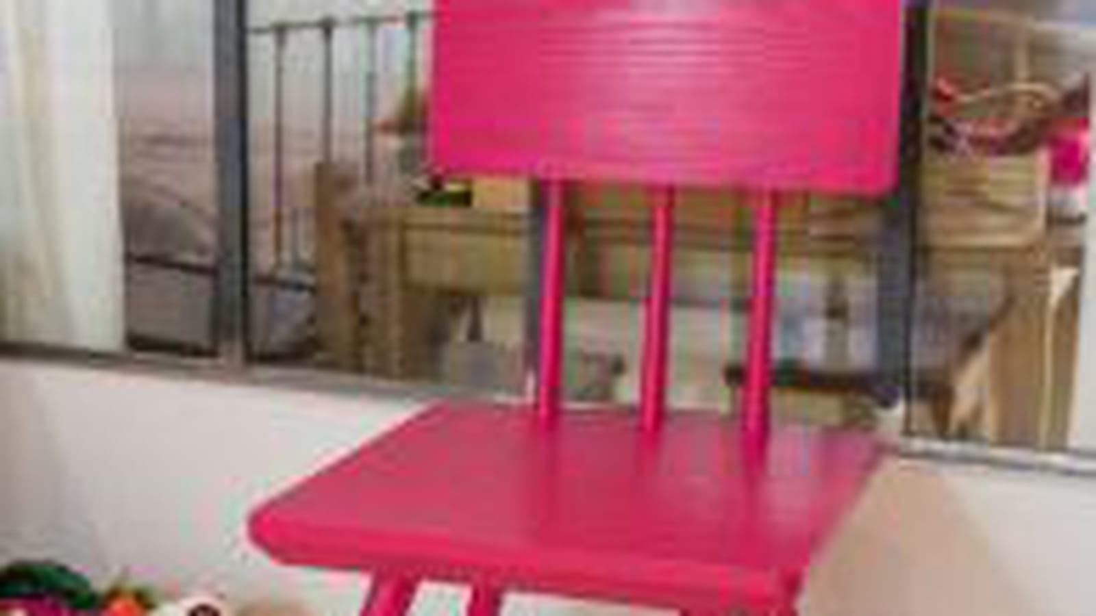 Chaise rose
