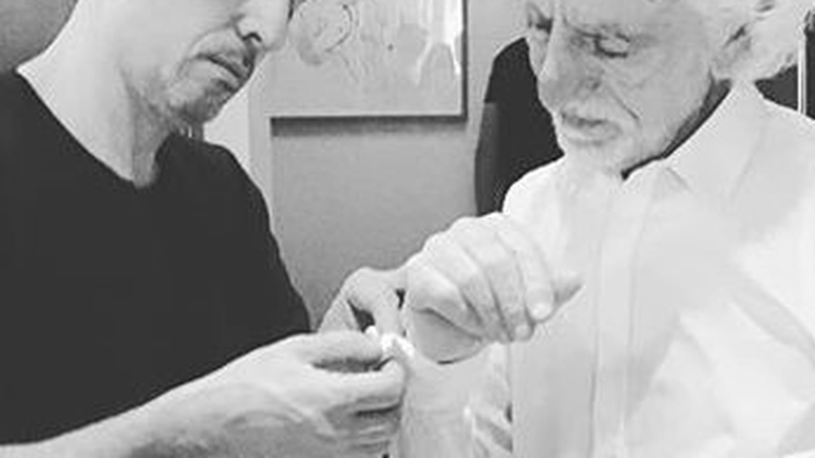 Gad Elmaleh et son père