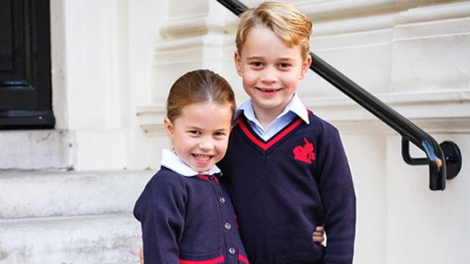 Charlotte et George de Cambridge