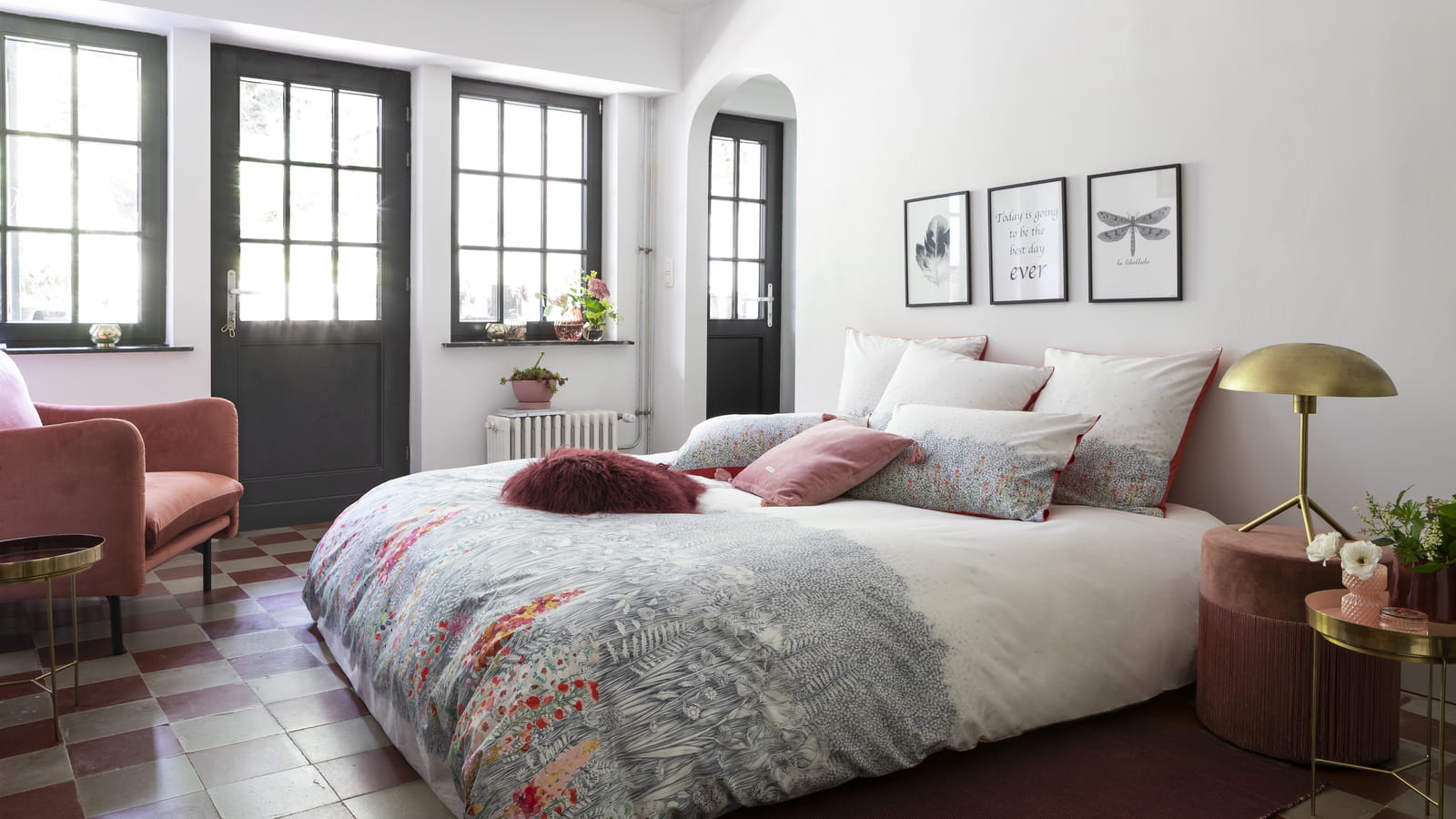 Housse de couette Carré Blanc