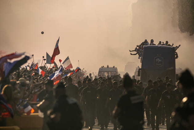Les Français acclament leurs champions
