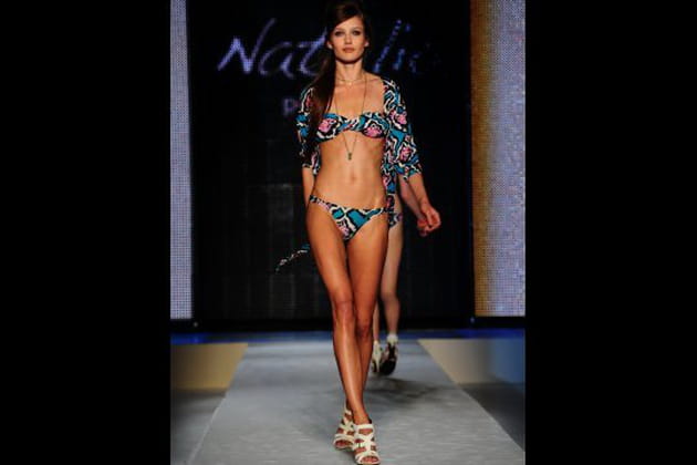 Tissus chamarr&eacute;s pour baignades exotiques