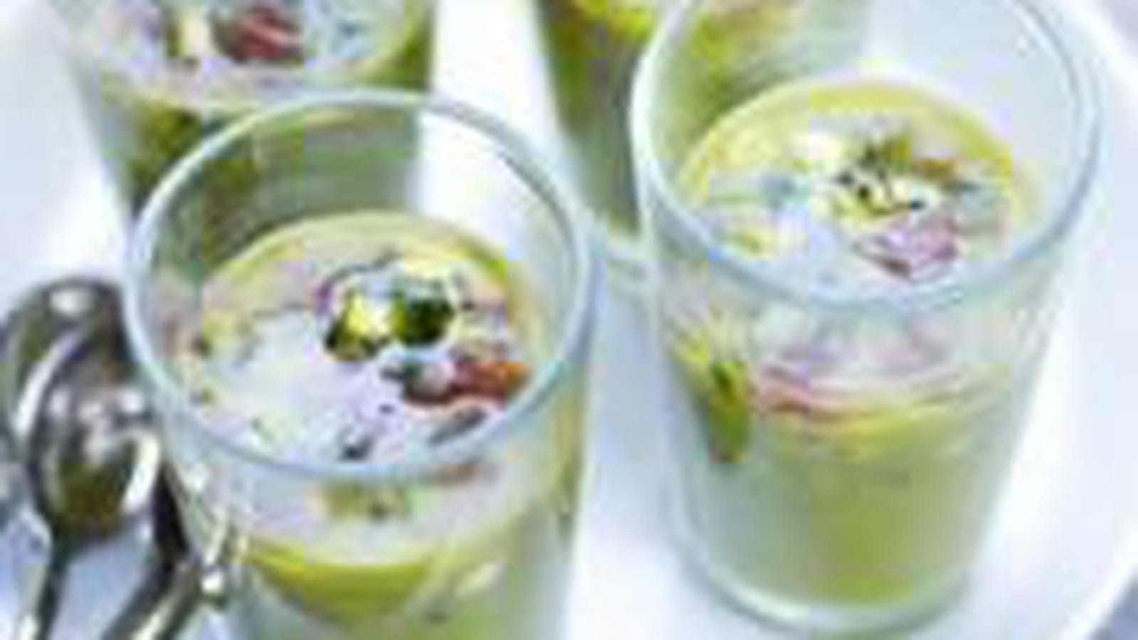 Gaspacho d'asperges jambon serrano