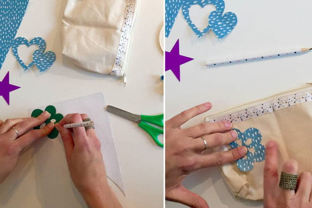 Etape 5 : les pochoirs