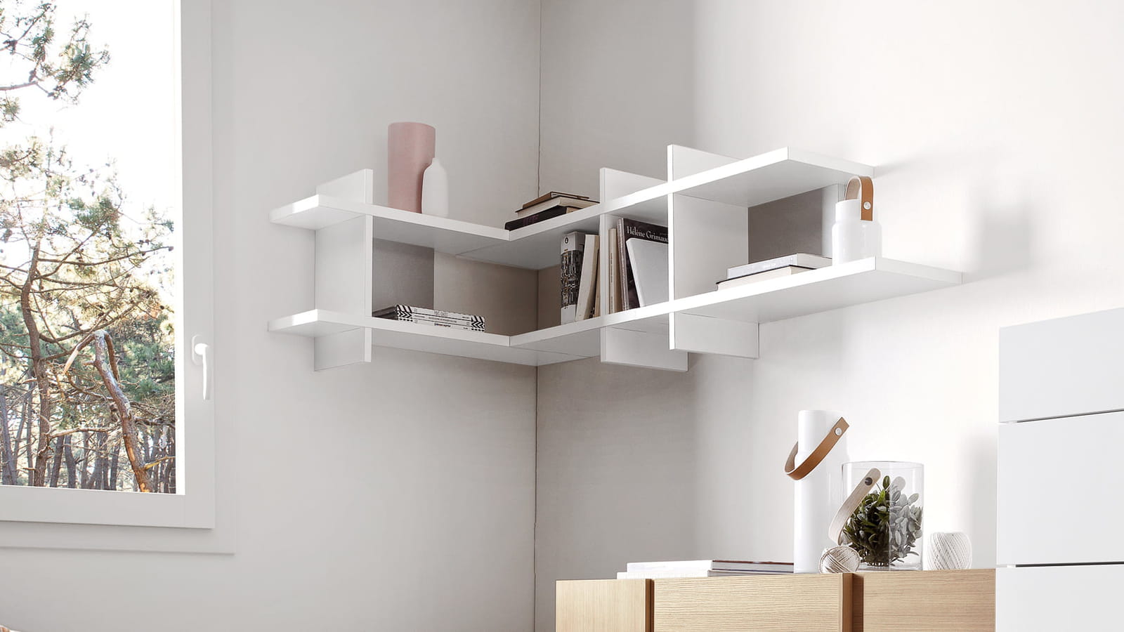 Etagère d'angle XXL