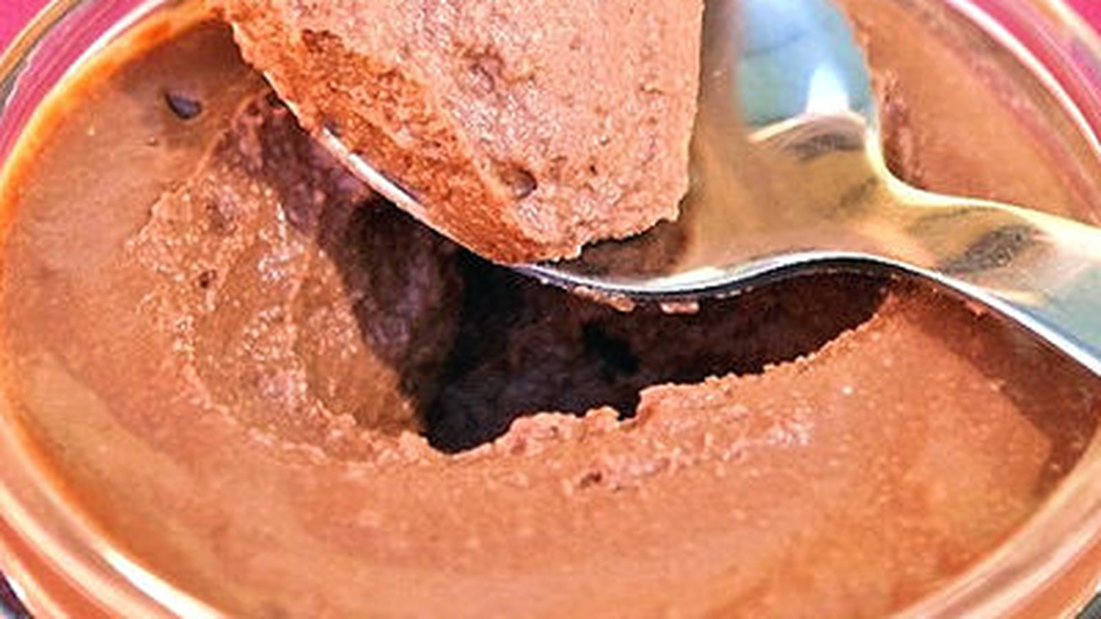 Mousse au chocolat au tofu soyeux