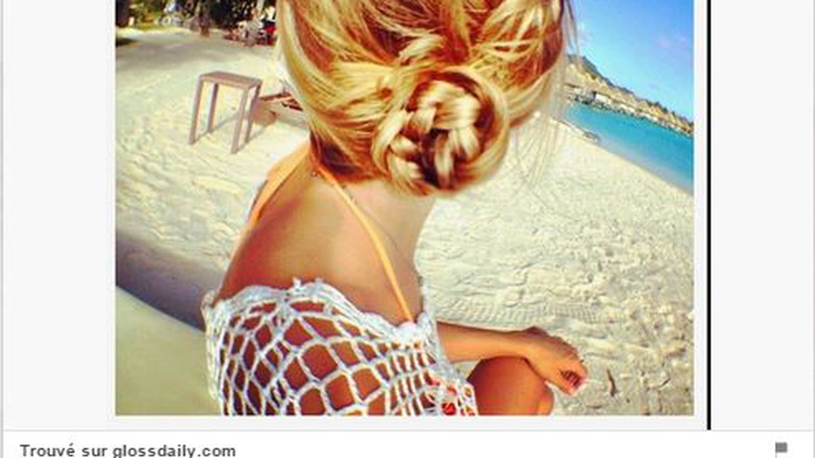 Le chignon-natte