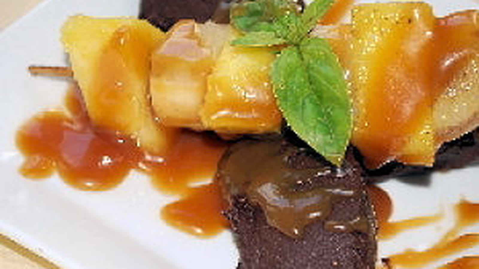 Brochettes de fruits