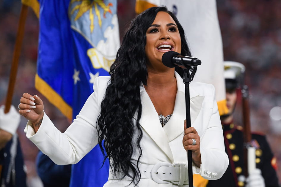 Le Mermaid hair sur cheveux XXL de Demi Lovato