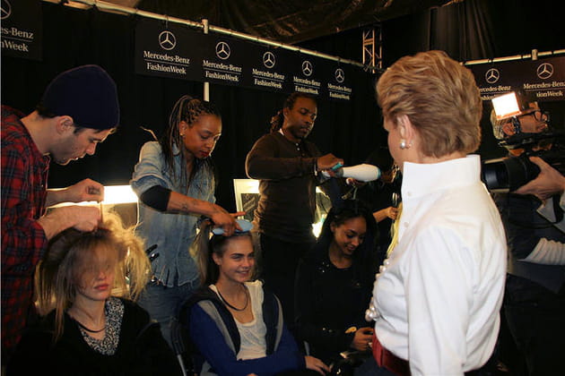 La créatrice présente à tous les instants