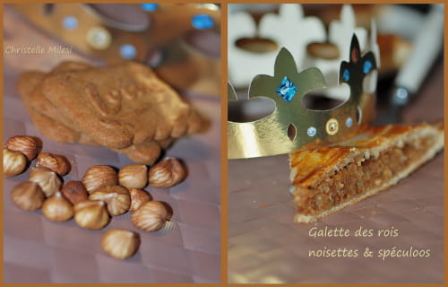 Galette des rois noisettes & spéculoos