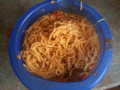 Spaghettis bolognaises à ma facon