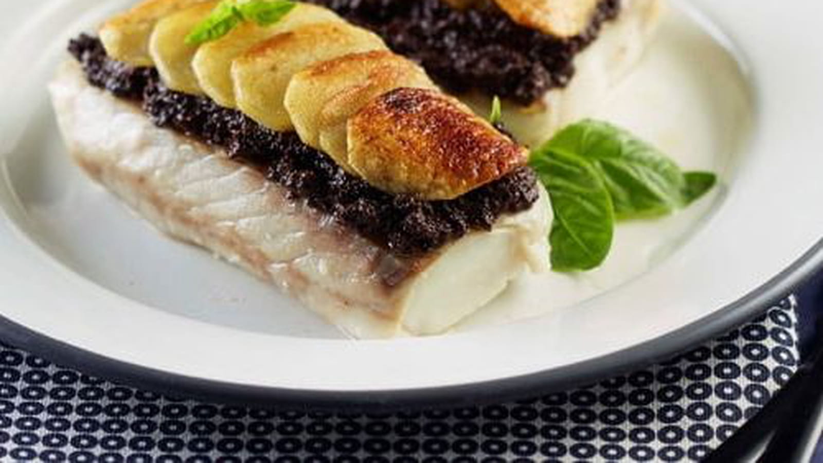 Filet de lieu en écailles de Ratte du Touquet