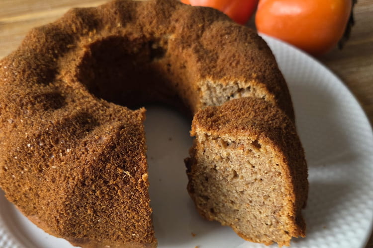 Moelleux d'automne kaki et épices de Noël