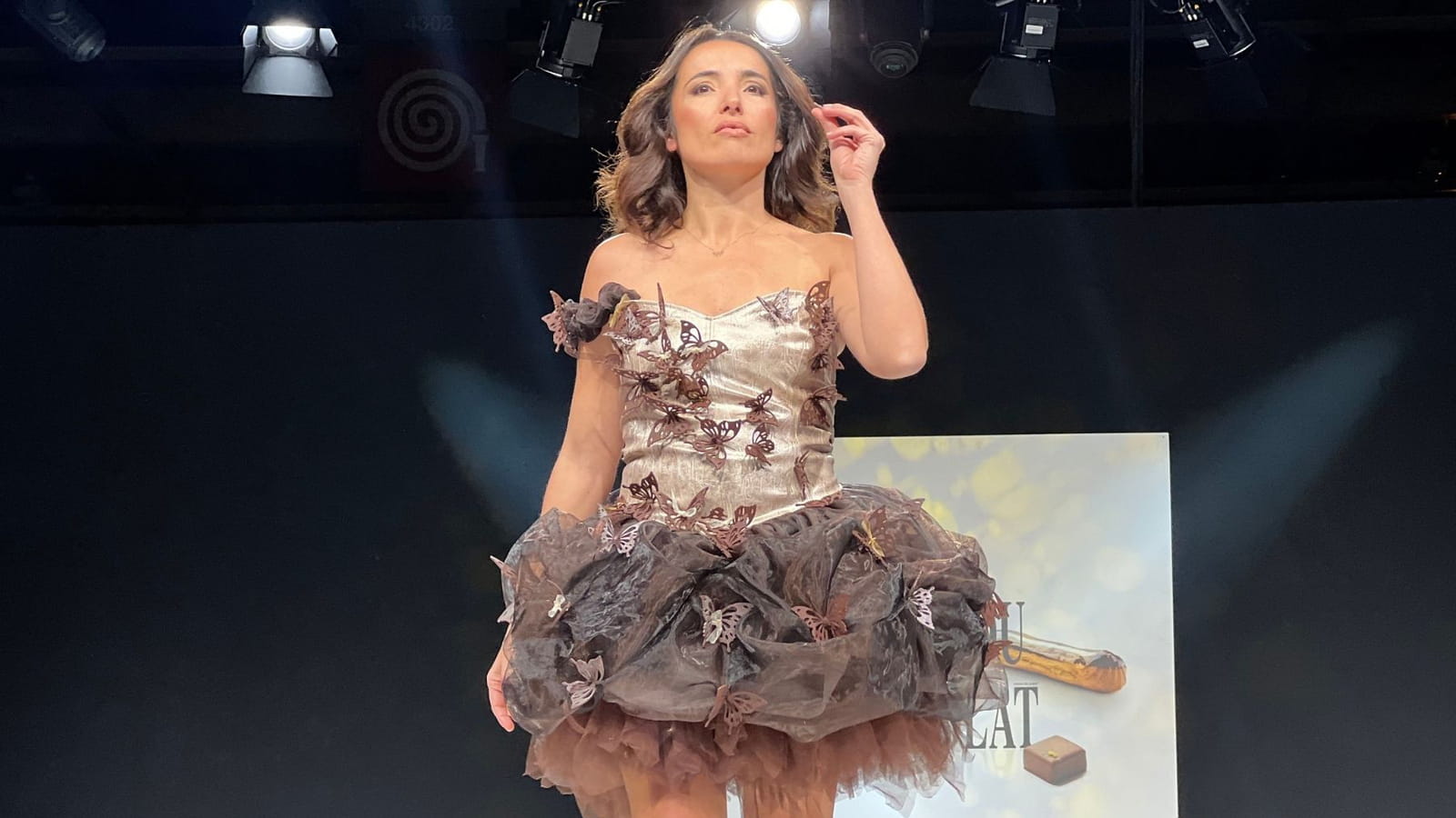 Isabelle Vitari au Salon du Chocolat