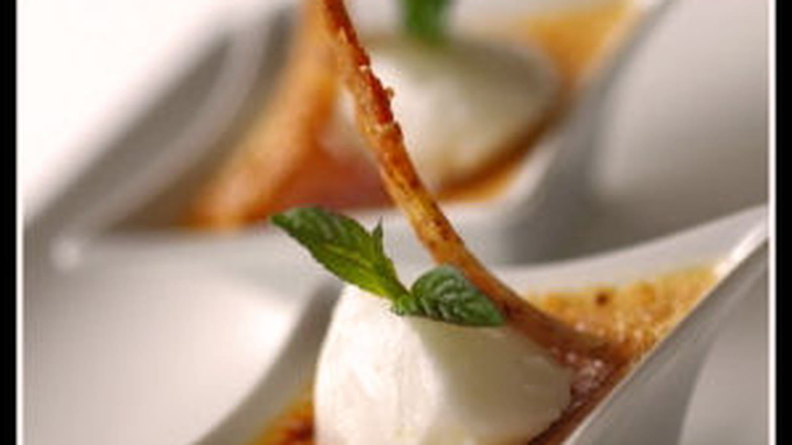 Crème brûlée passion