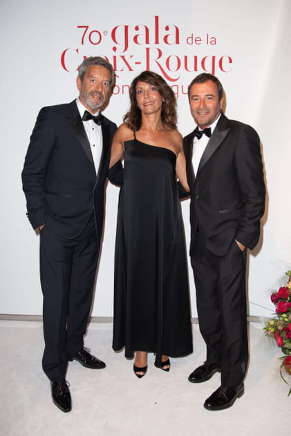 Michel et Nathalie Cymes, au c&ocirc;t&eacute; de Bernard Montiel