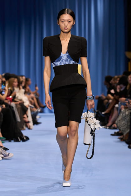 Look 10&nbsp;du d&eacute;fil&eacute; Balmain printemps-&eacute;t&eacute; 2024