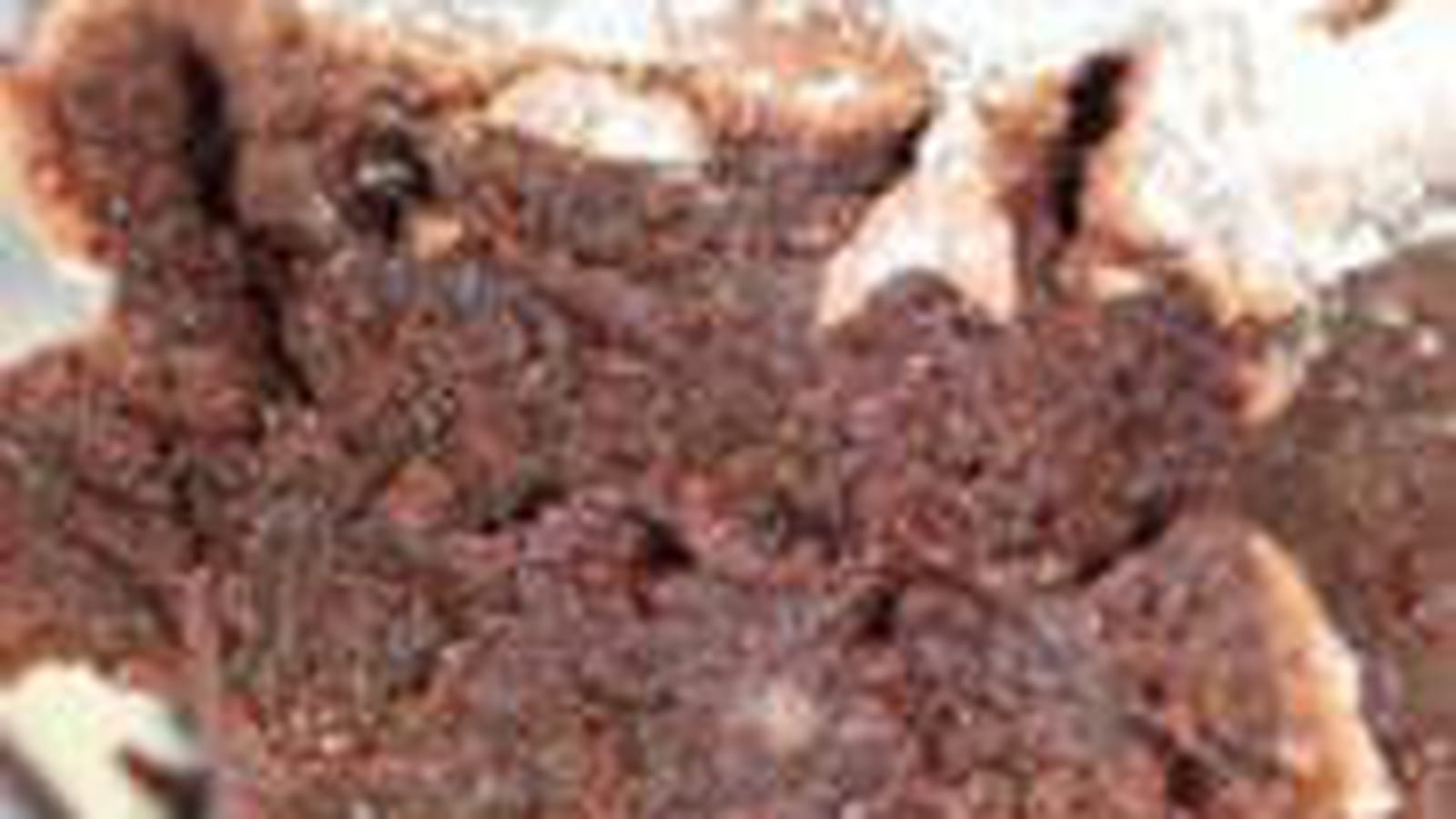 Fondant au chocolat meringué