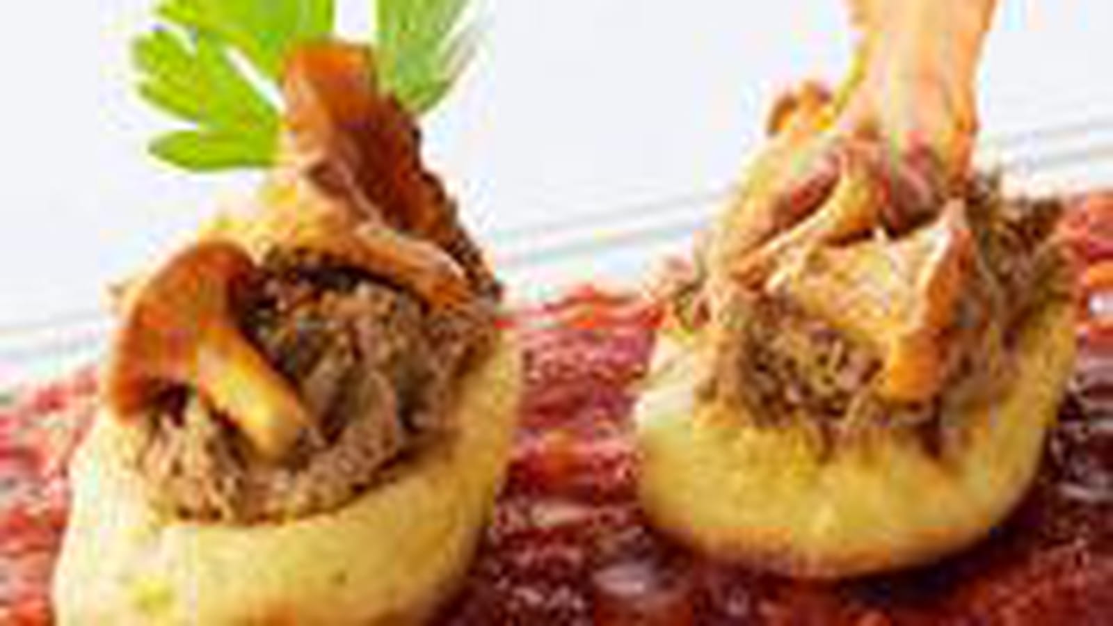Quenelles natures fondue de tomates