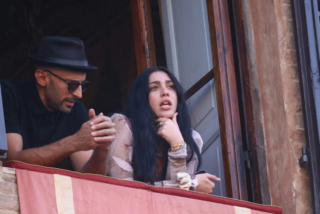 Lourdes, la fille de Madonna, en compagnie du photographe JR à Sienne