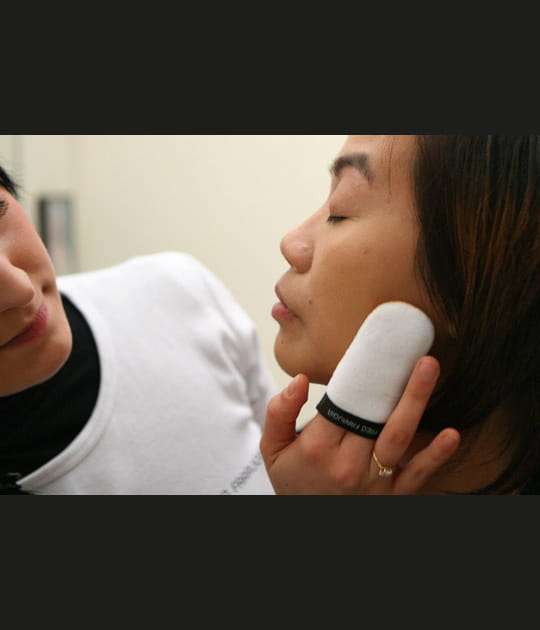 Une touche de fond de teint