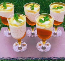 Pudding de tapioca noix de coco mangue : Etape 4