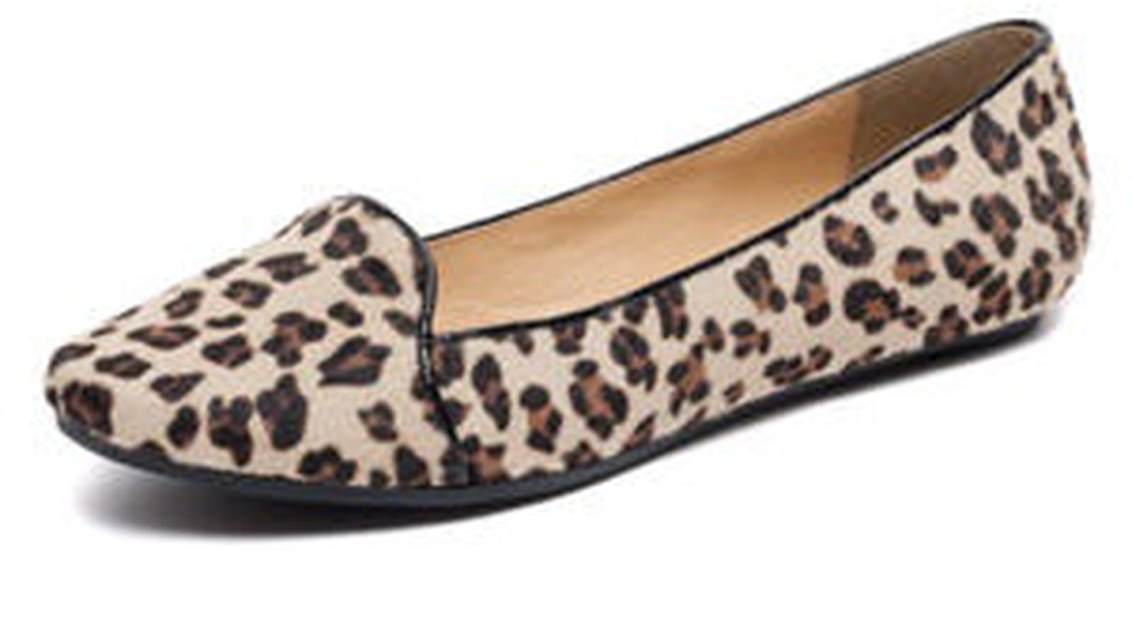 Slippers imprimés léopard de Naf Naf pour La Halle aux Chaussures